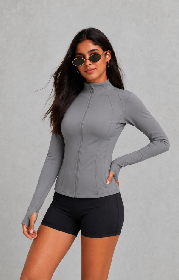 CASACA FIT PLOMO